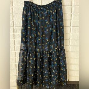 Maxi long hobo skirt